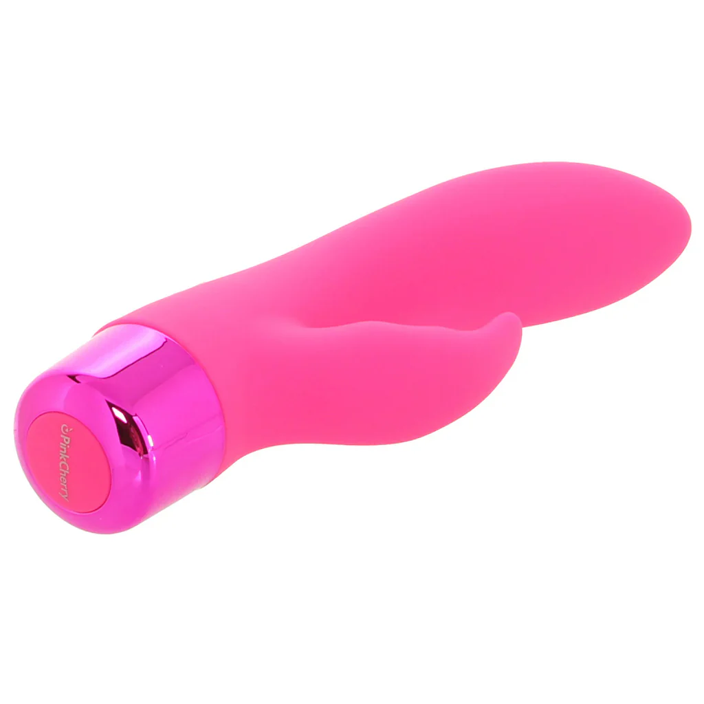 PinkCherry Right On Rabbit Silicone Dual Motor Vibe - Image 4