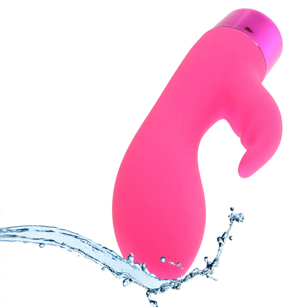 PinkCherry Right On Rabbit Silicone Dual Motor Vibe - Image 8