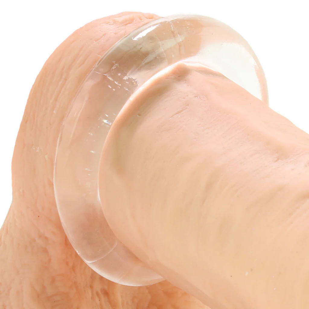 PinkCherry Rockstar Cock Ring in Clear - Image 3