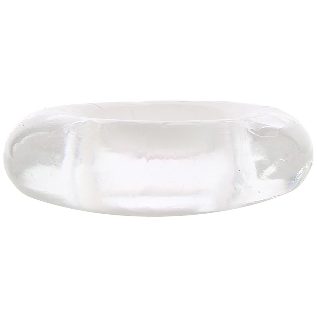 PinkCherry Rockstar Cock Ring in Clear - Image 5