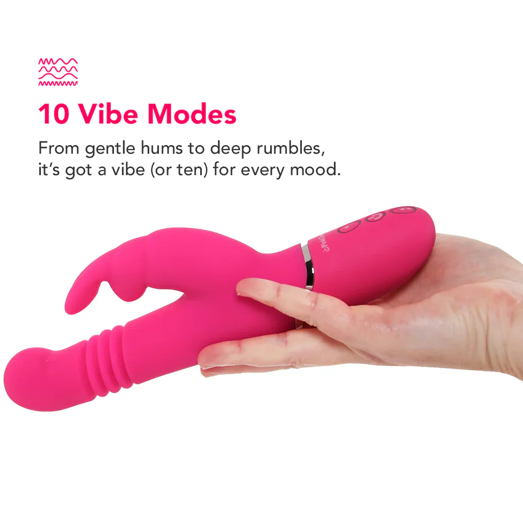 PinkCherry Thrusting Rabbit Vibe in Pink - Image 4