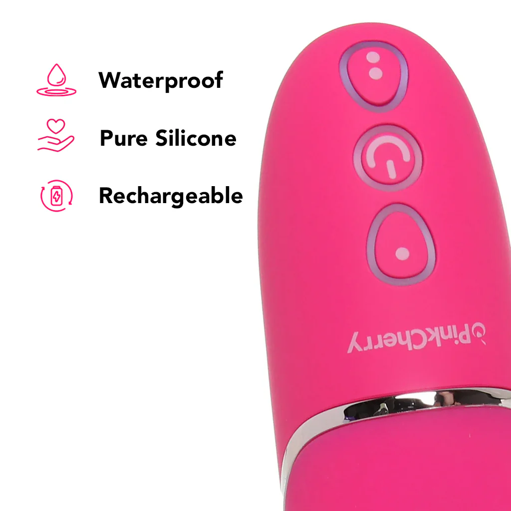 PinkCherry Thrusting Rabbit Vibe in Pink - Image 8