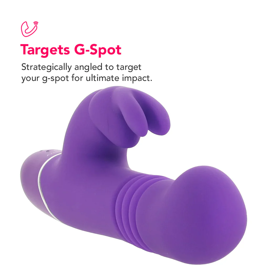 PinkCherry Thrusting Rabbit Vibe in Purple - Image 2