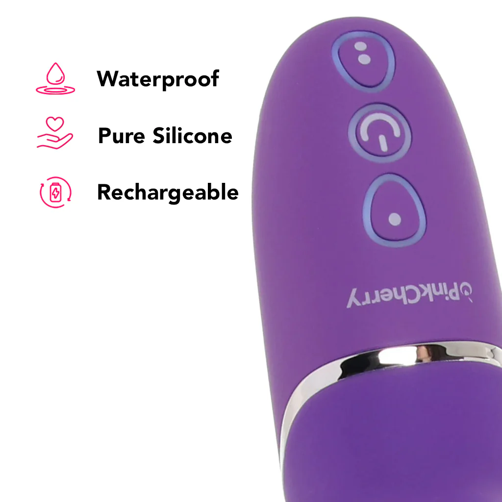 PinkCherry Thrusting Rabbit Vibe in Purple - Image 7