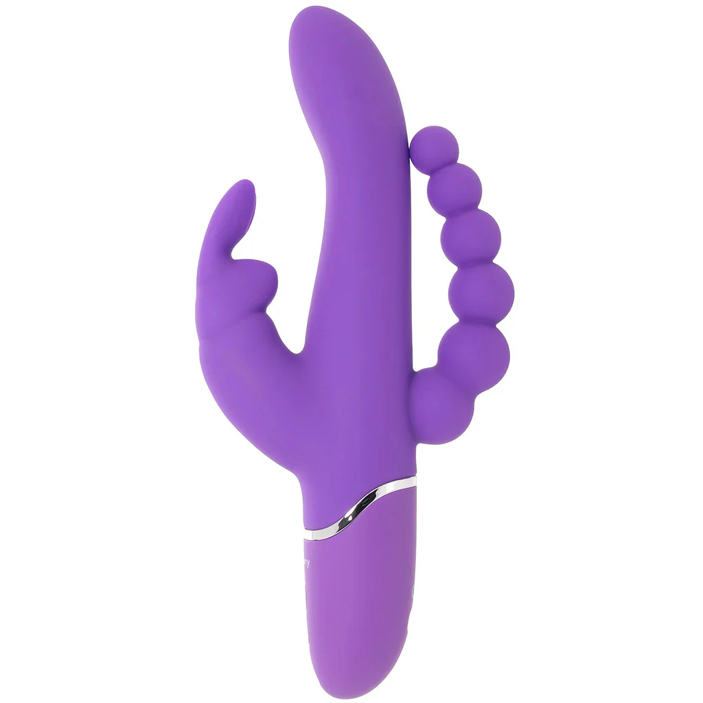 PinkCherry Triple Rabbit Vibe in Purple - Image 3