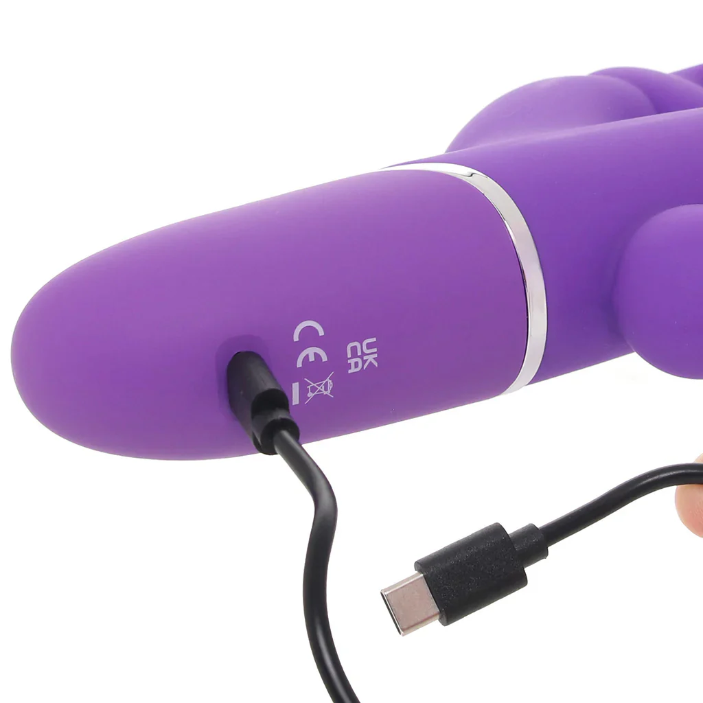 PinkCherry Triple Rabbit Vibe in Purple - Image 8