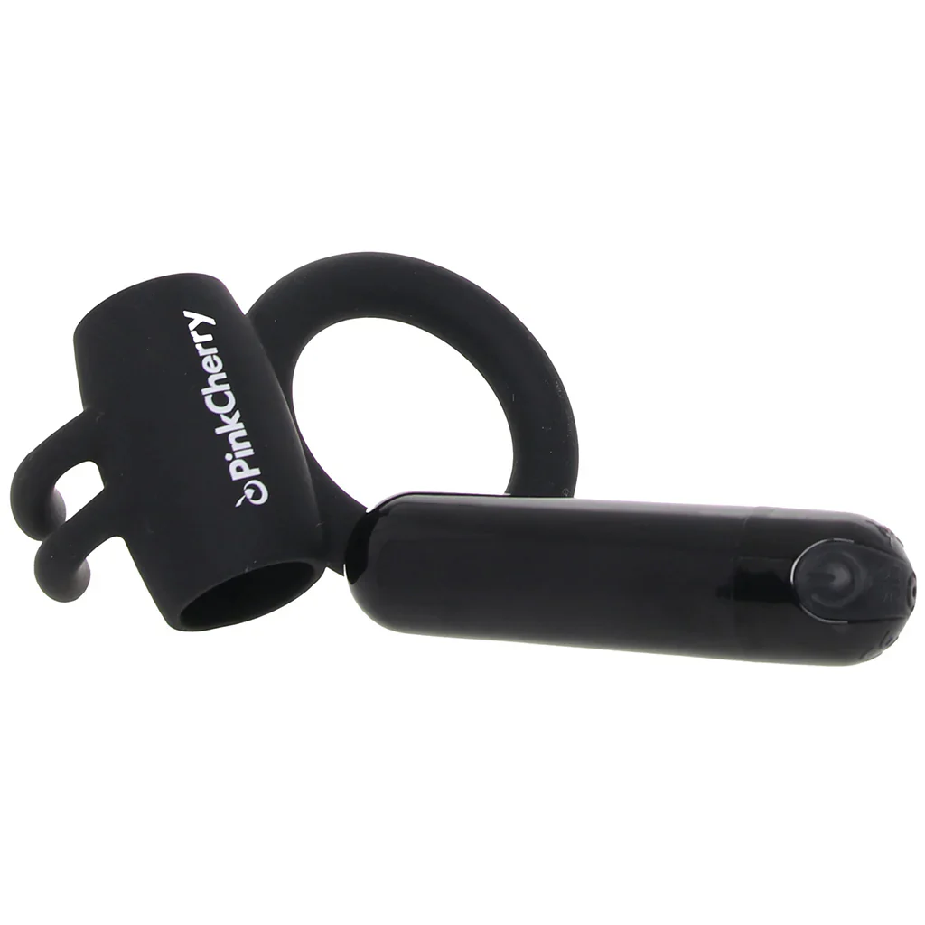 PinkCherry Vibrating Cock Ring - Image 5
