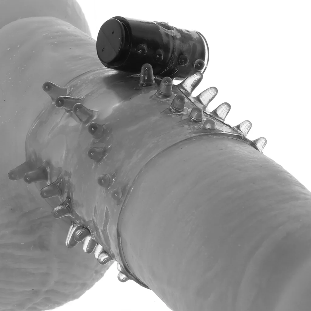 PinkCherry Vibrating Cock Sleeve in Smoke - Image 2