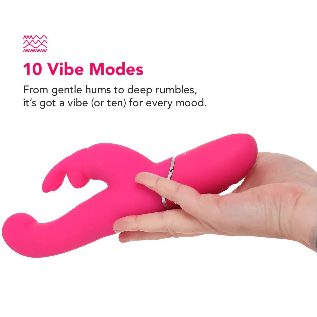 PinkCherry Warming G-Spot Rabbit Vibe in Pink - Image 4