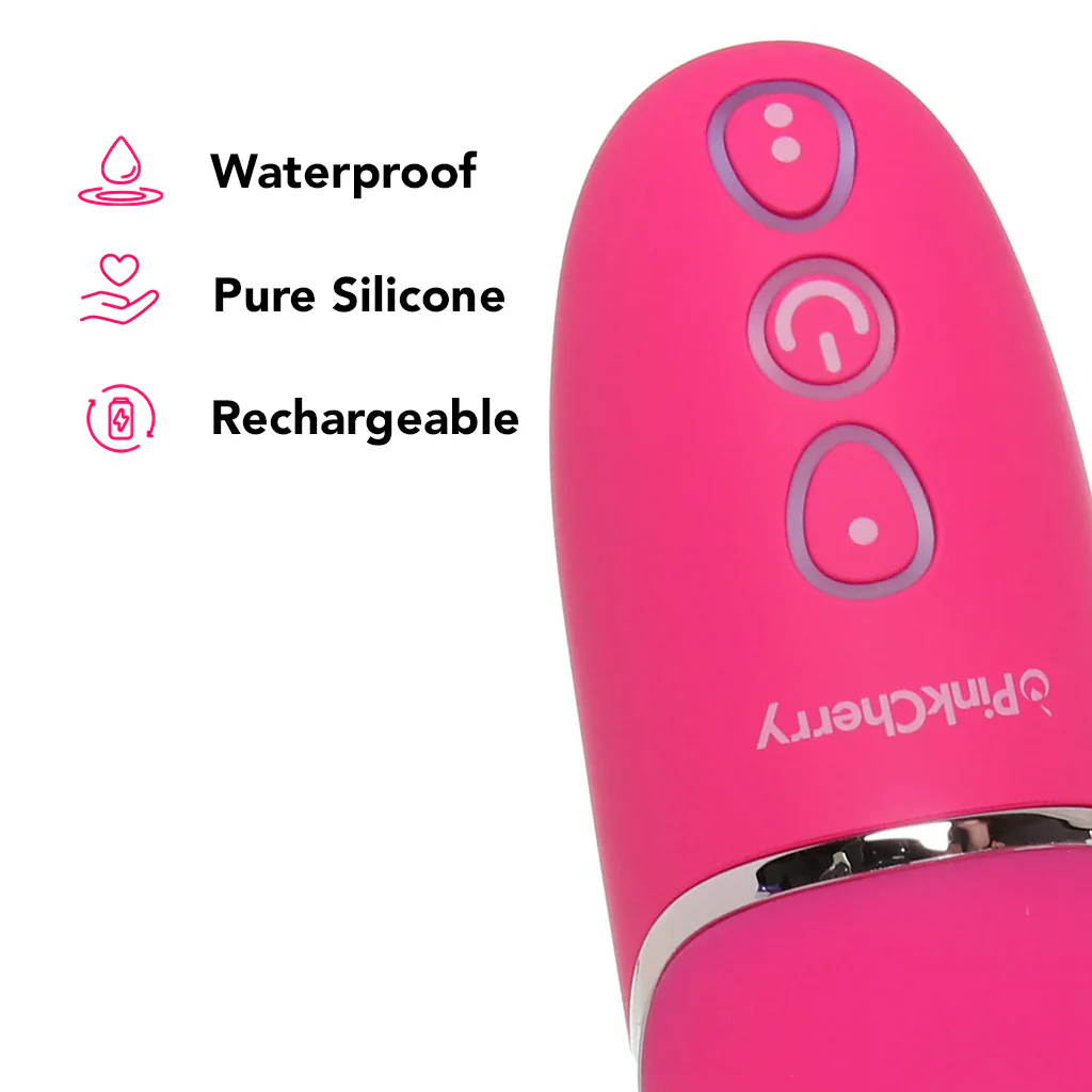 PinkCherry Warming G-Spot Rabbit Vibe in Pink - Image 8