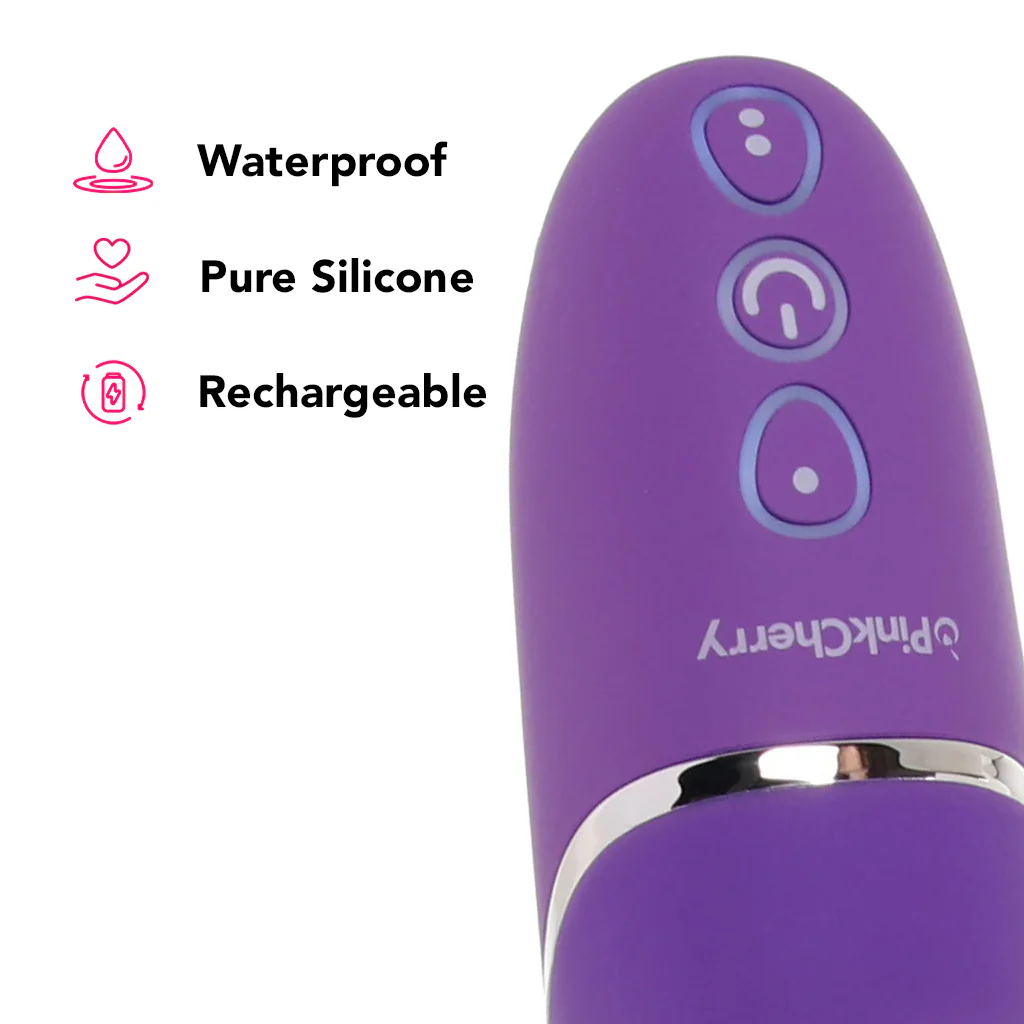 PinkCherry Warming Realistic Rabbit Vibe in Purple - Image 5