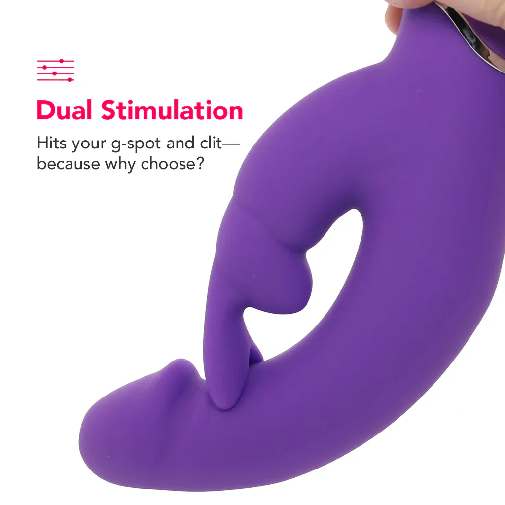 PinkCherry Warming Realistic Rabbit Vibe in Purple - Image 6