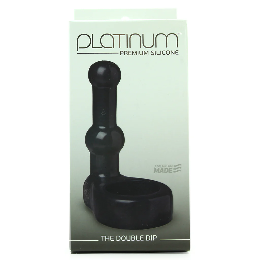 Platinum Silicone The Double Dip in Black - Image 6