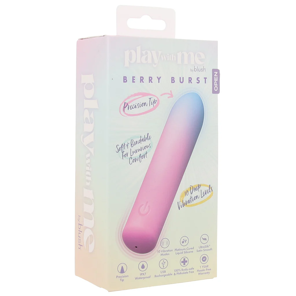 Play With Me Berry Burst Flexible Bullet Vibe - Image 9