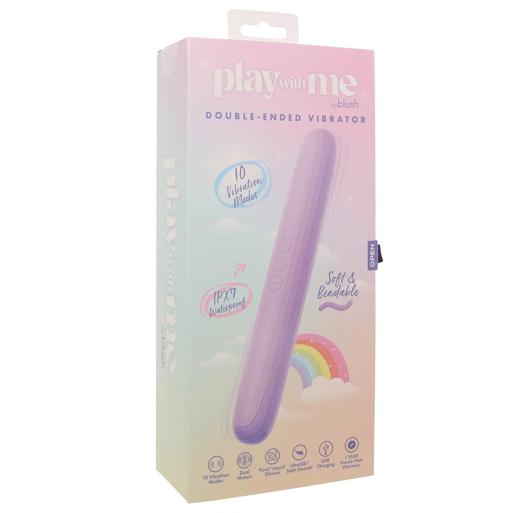 Play with Me Double Ended Silicone Vibe - Image 9