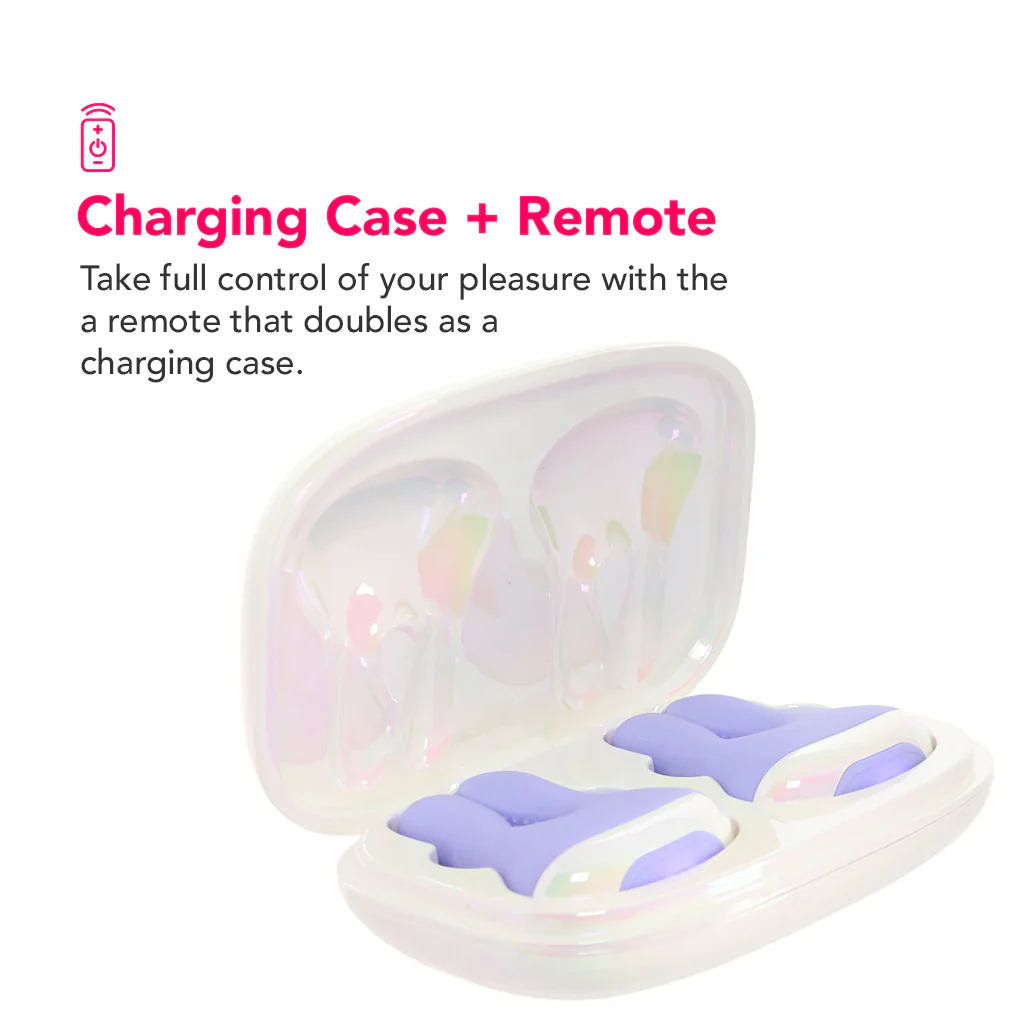 Playboy In a Pinch Vibrating Clamps with Recharge Case - Image 5
