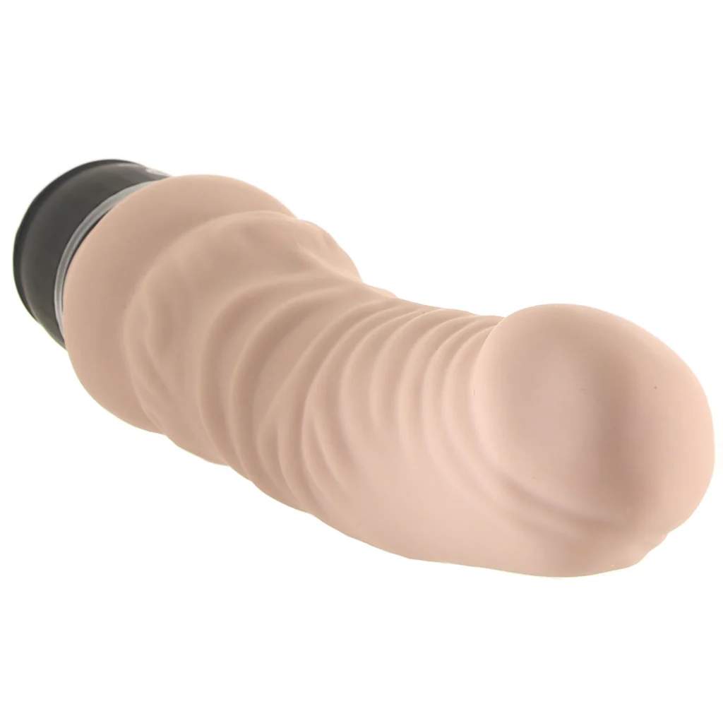 Power Cock 6 Inch Realistic Vibe in Light - Image 2