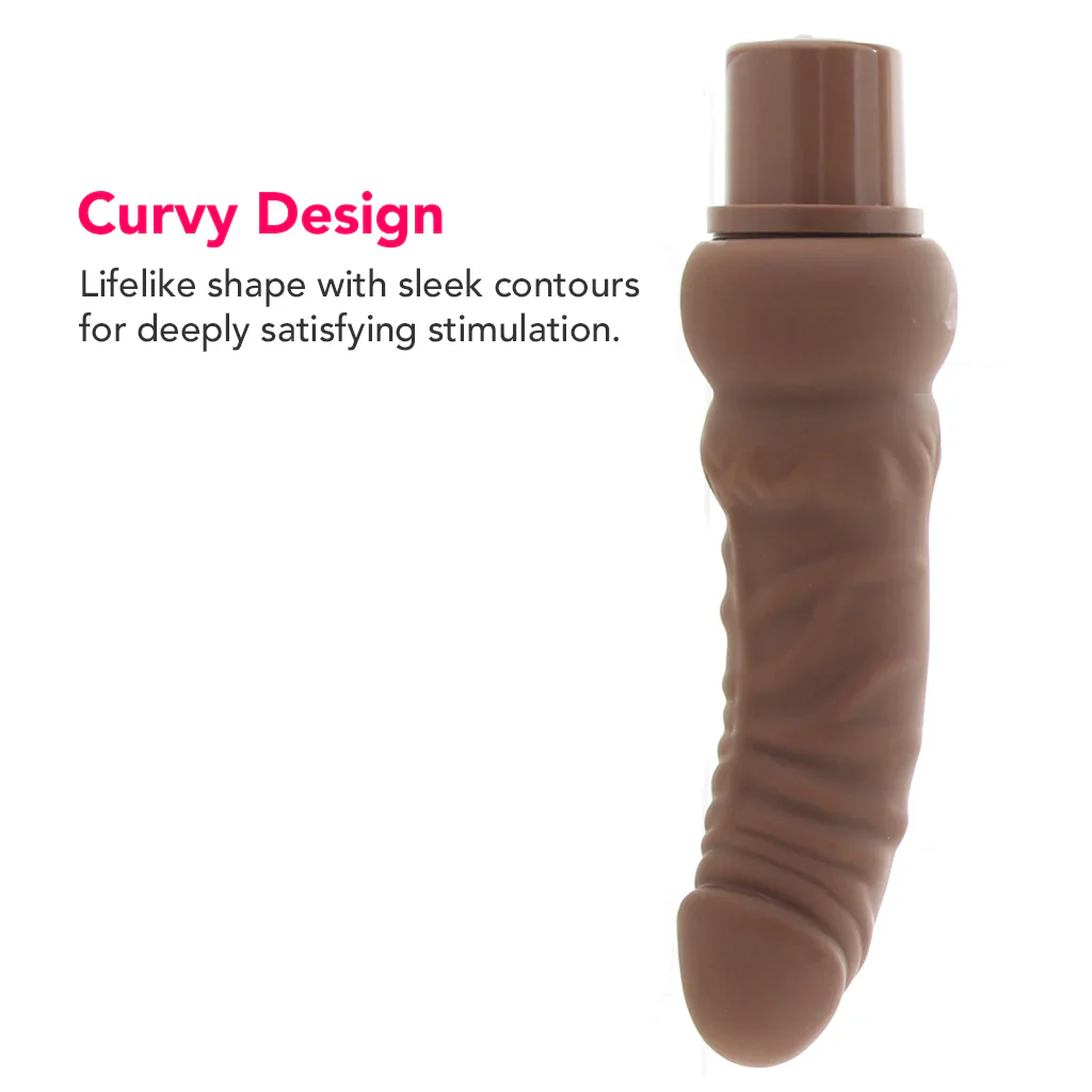 Power Stud Rechargeable Curvy Vibe in Brown - Image 3