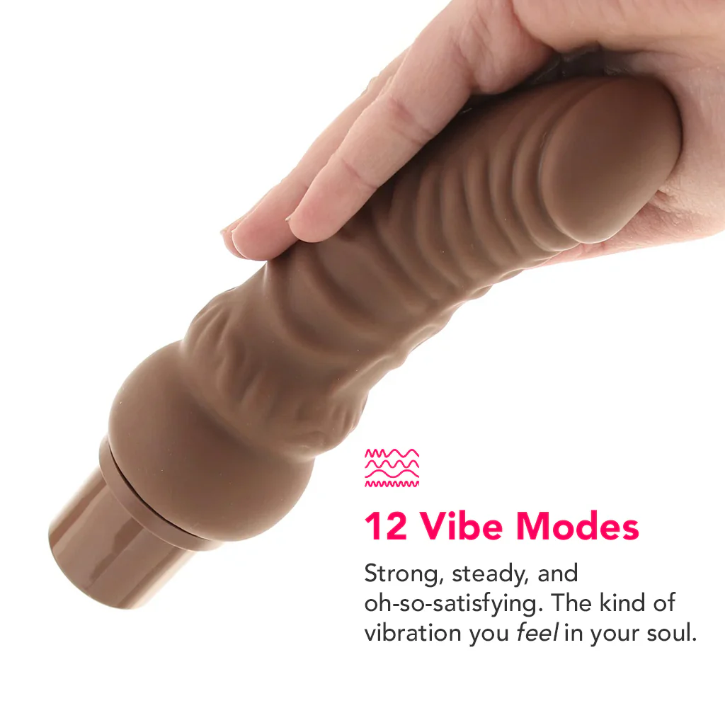 Power Stud Rechargeable Curvy Vibe in Brown - Image 4