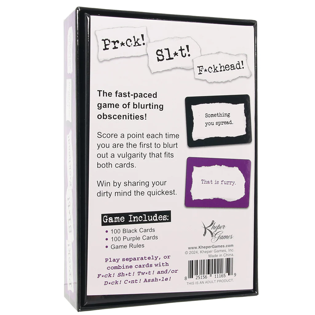 Pr*ck! Sl*t! F*ckhead! The Card Game - Image 5