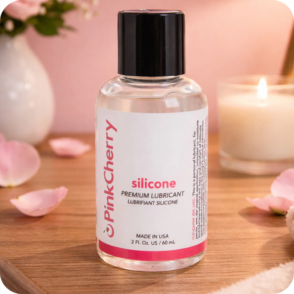 PinkCherry Premium Silicone Lubricant in 2oz/60ml - Image 3