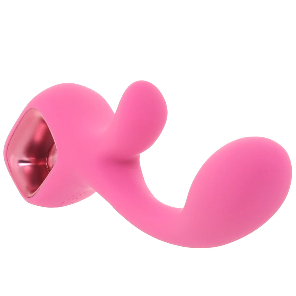 Pretty in Pink Velvet G-Spot Rabbit Vibe - Image 2