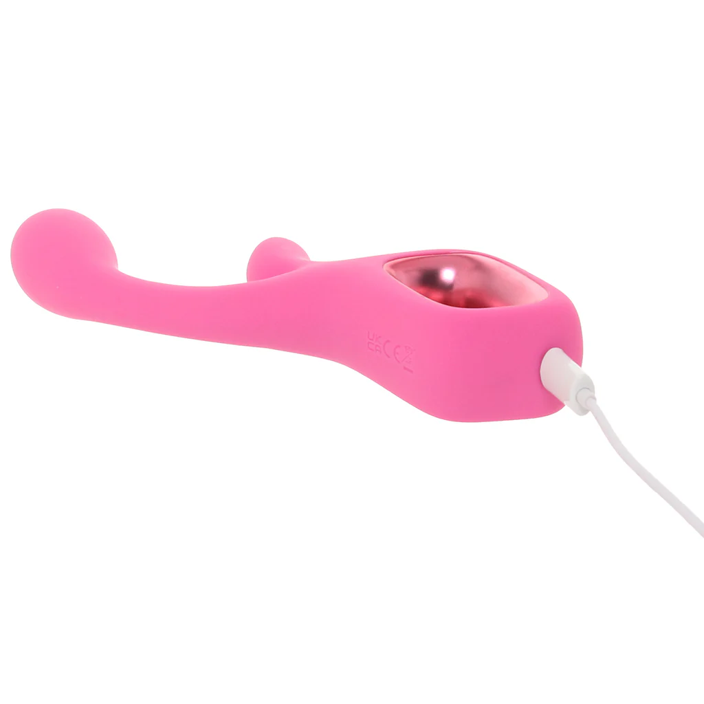 Pretty in Pink Velvet G-Spot Rabbit Vibe - Image 7