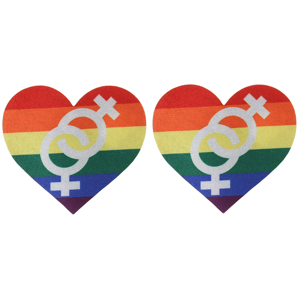 Pride and Hearts Venus Nipple Pasties - Image 2