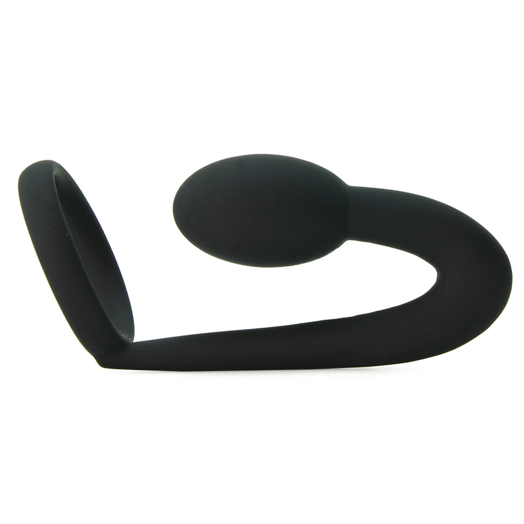 Prostatic Play Explorer Silicone Cock Ring & Prostate Plug - Image 3