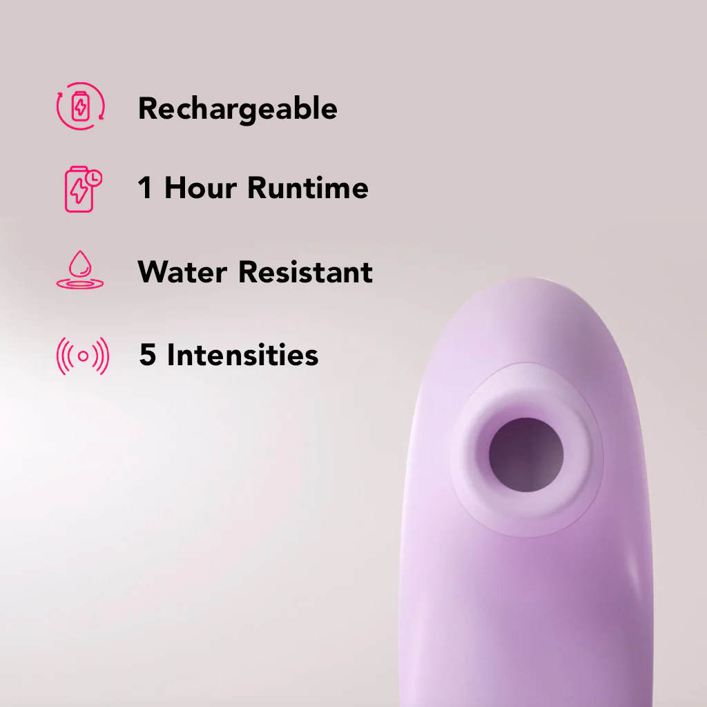Pulse Lite Neo Suction Stimulator with App in Lavender - Image 7