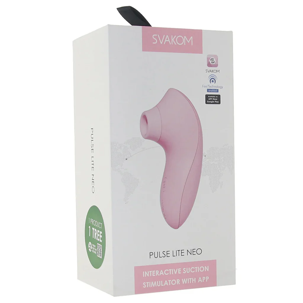 Pulse Lite Neo Suction Stimulator with App in Pale Rosette - Image 9