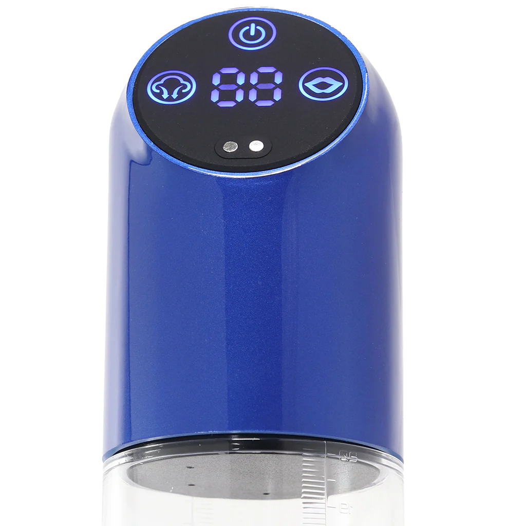 Pumped Automatic Waterproof Penis Pump in Blue - Image 6