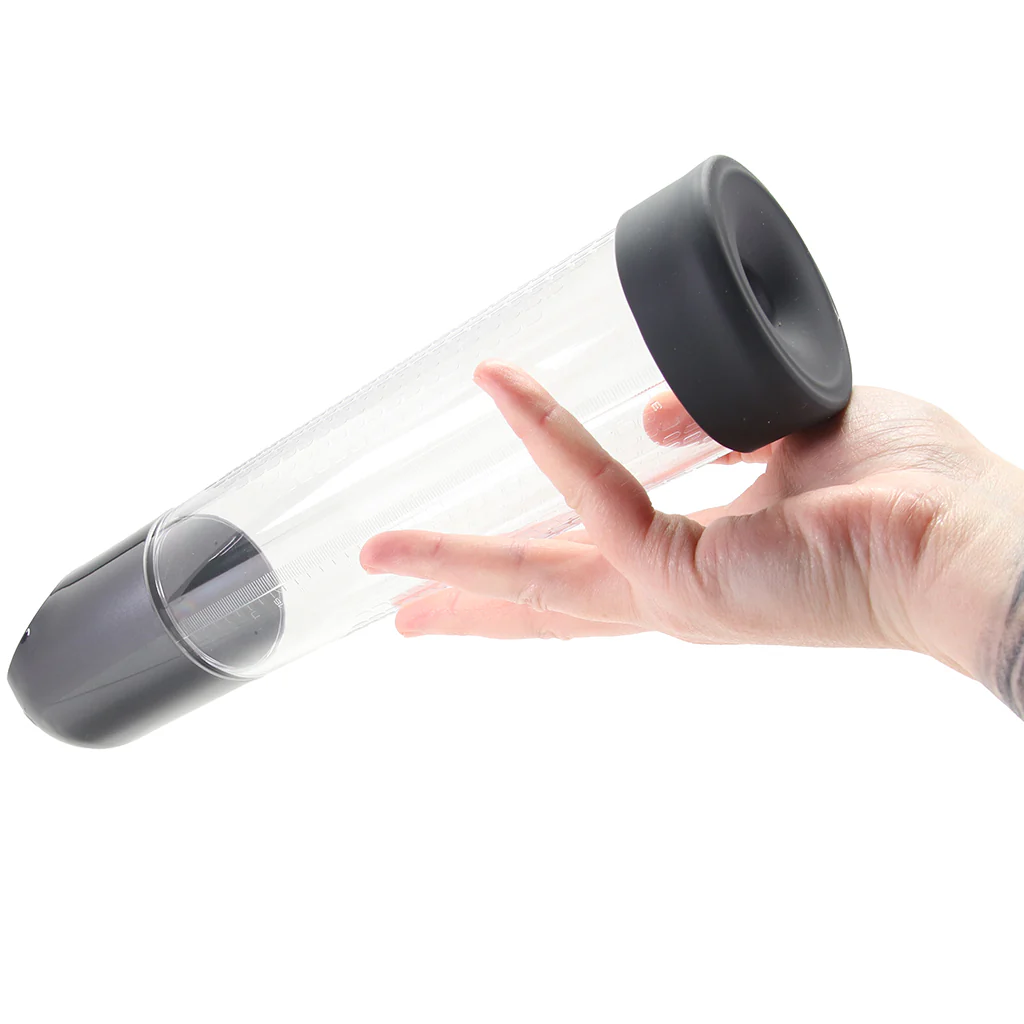 Pumped Automatic Waterproof Penis Pump in Grey - Image 4