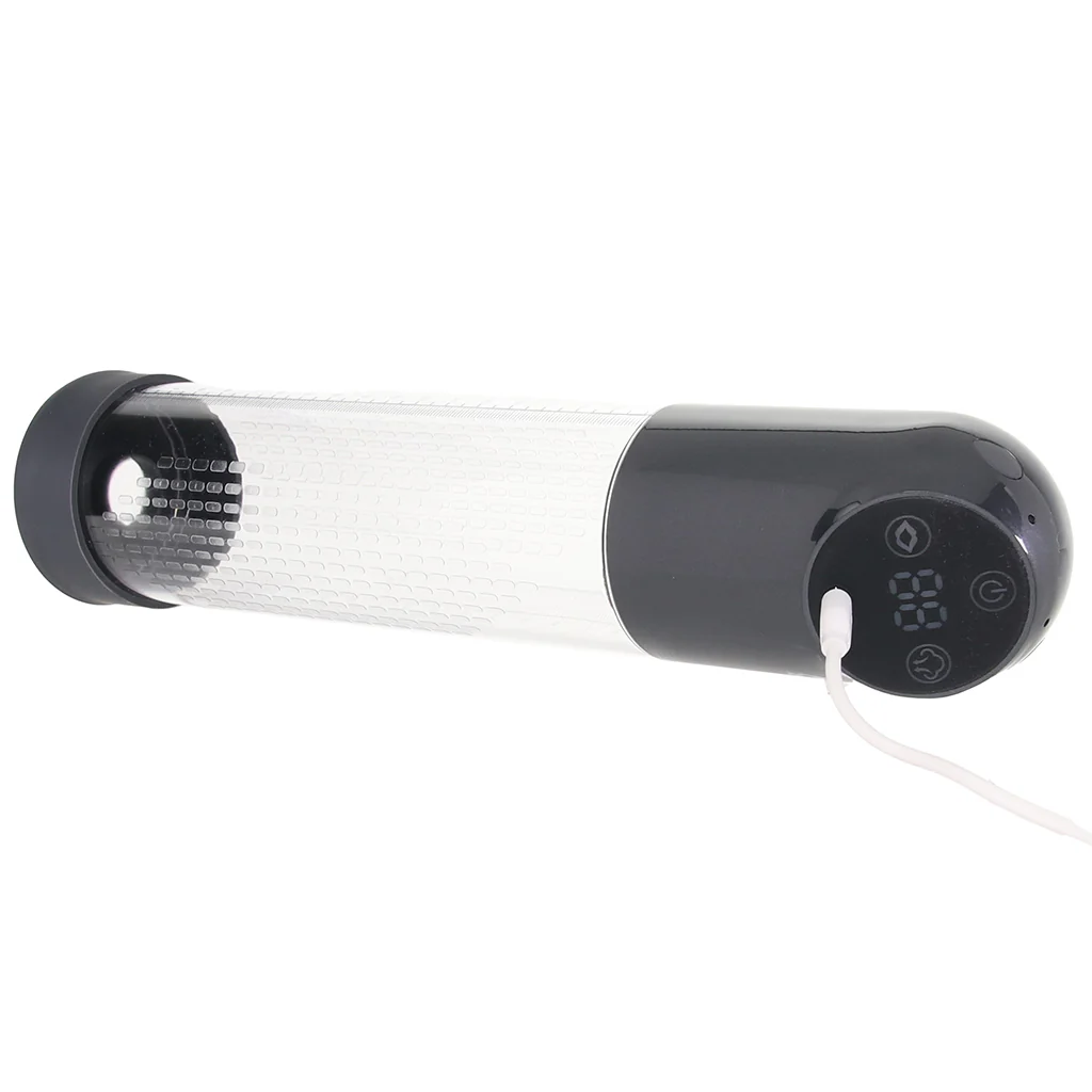Pumped Automatic Waterproof Penis Pump in Grey - Image 5