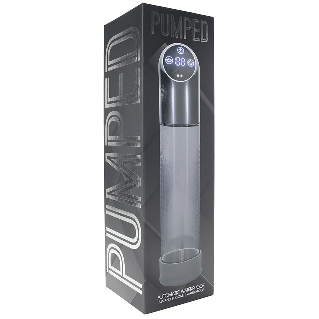 Pumped Automatic Waterproof Penis Pump in Grey - Image 9