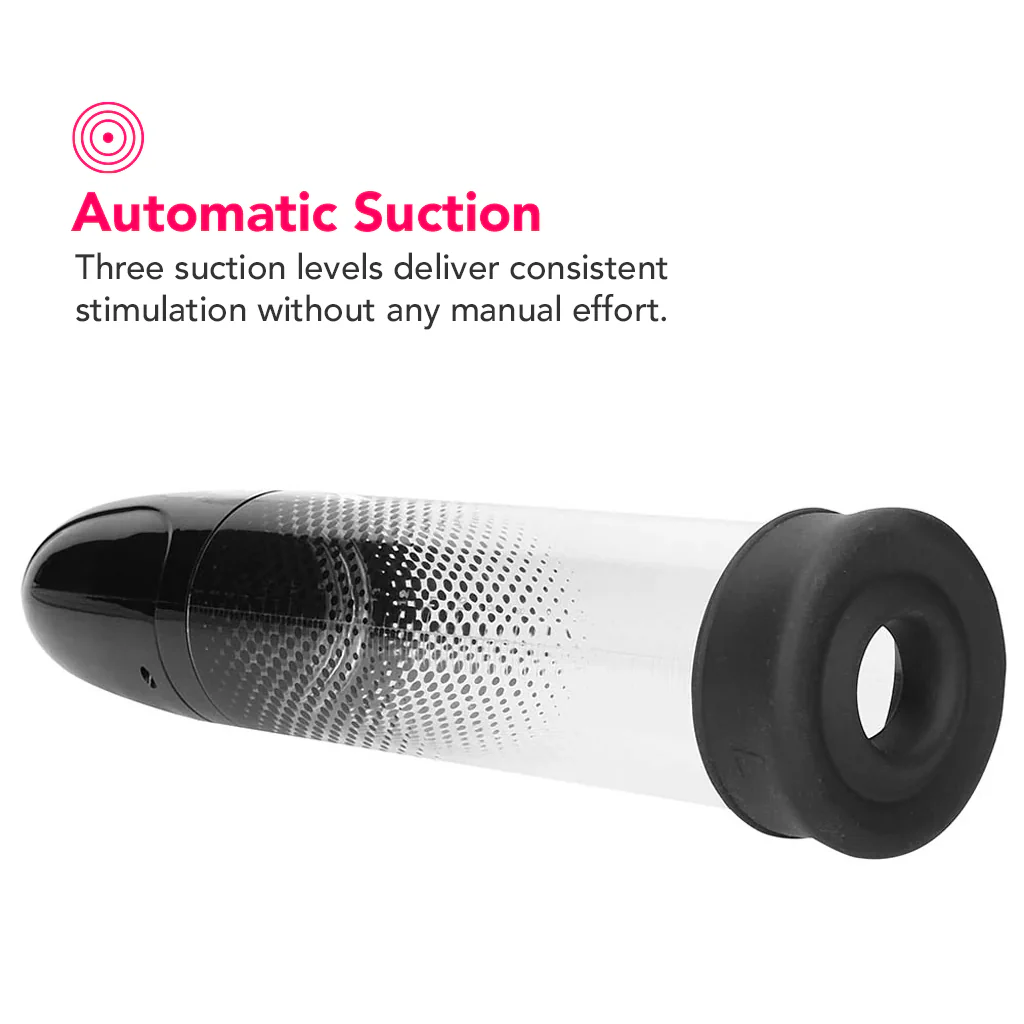 Pumped Rechargeable Automatic Luv Pump in Black - Image 2