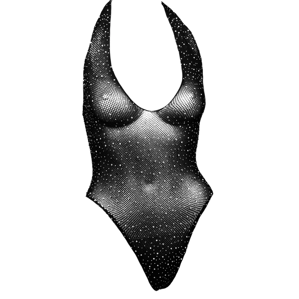 Radiance Deep V Black Body Suit XL - Image 5