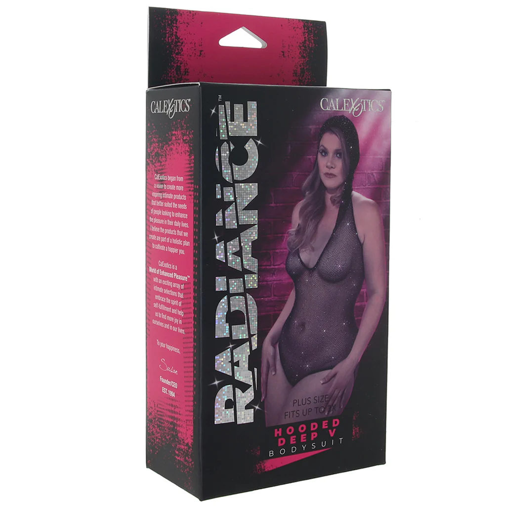 Radiance Hooded Deep V Bodysuit - Image 6