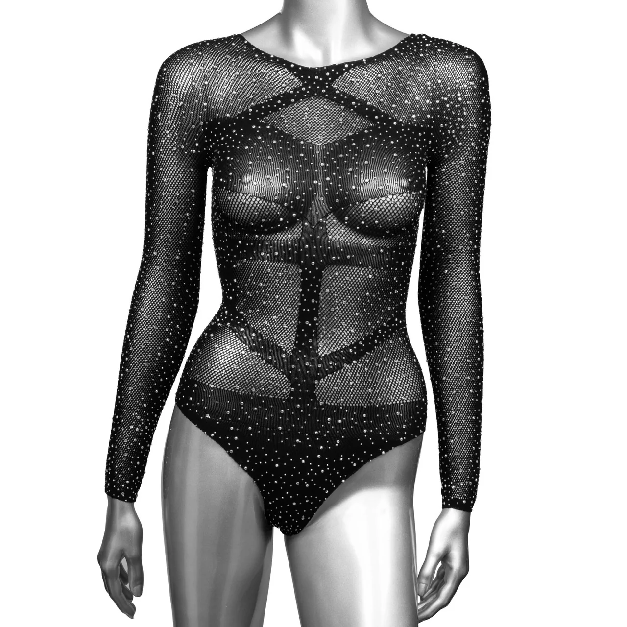 Radiance Long Sleeve Black Body Suit XL - Image 5