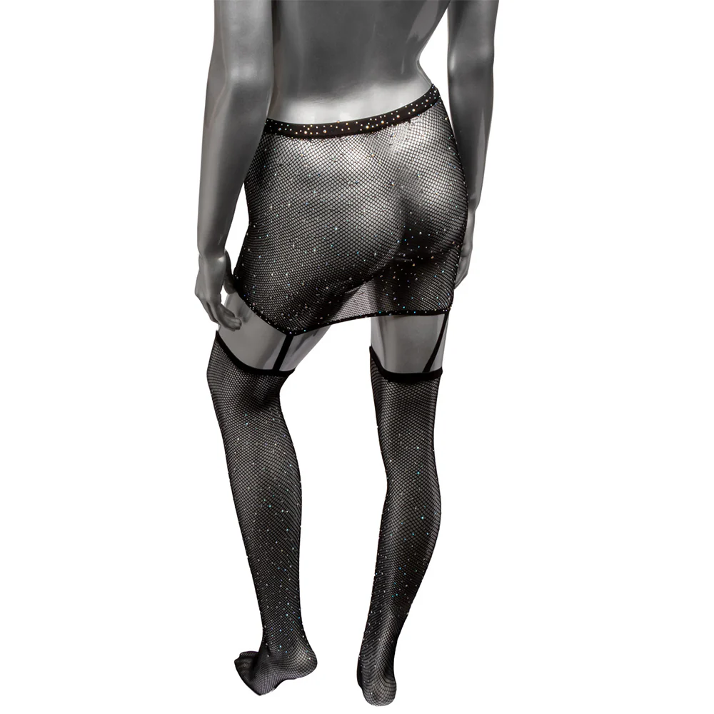 Radiance One Piece Gartered Skirt and Stockings XL - Image 3