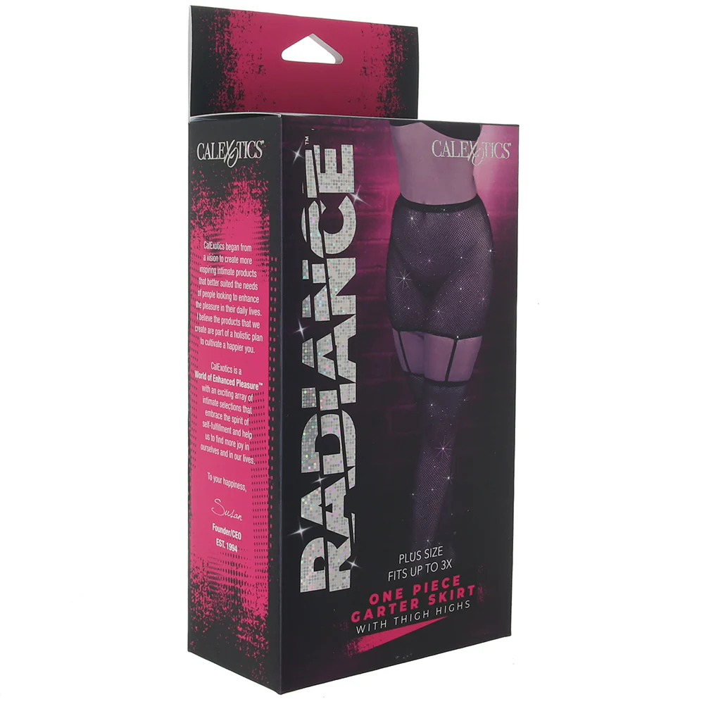 Radiance One Piece Gartered Skirt and Stockings XL - Image 6