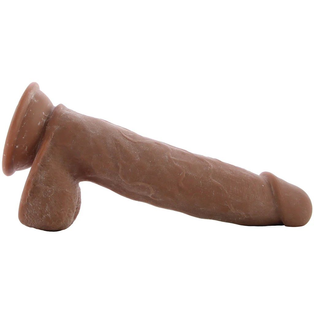 Real Cocks #7 Dual Layered Bendable Dildo in Brown - Image 3