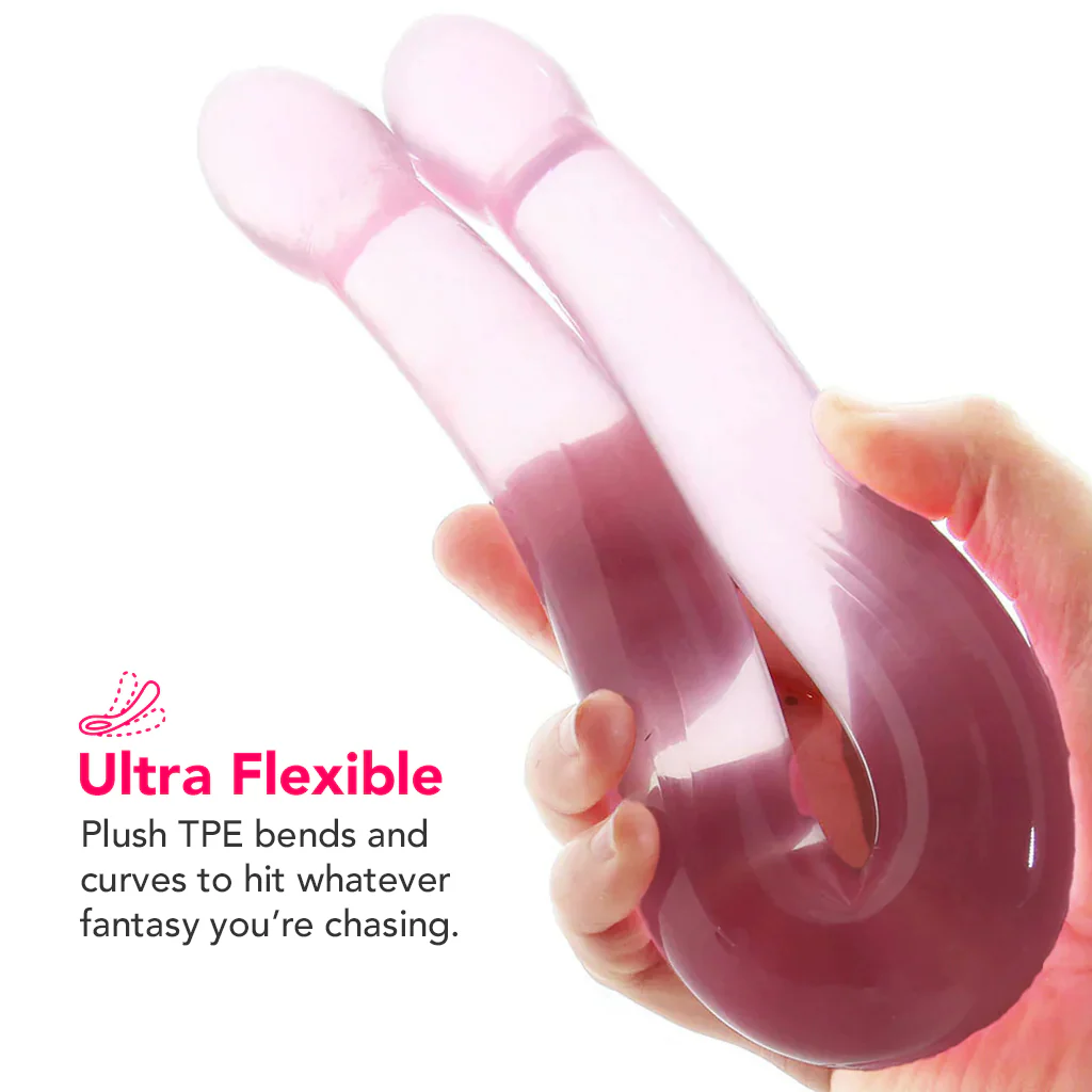 RealRock 17 Inch Double Ended Dildo in Pink - Image 4