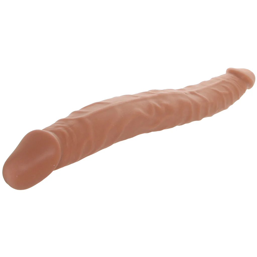RealRock 18 Inch Double Dildo in Tan - Image 5
