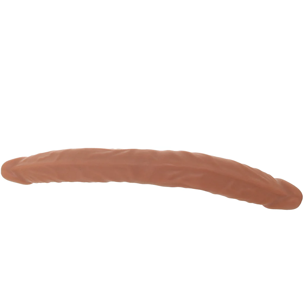 RealRock 18 Inch Double Dildo in Tan - Image 8