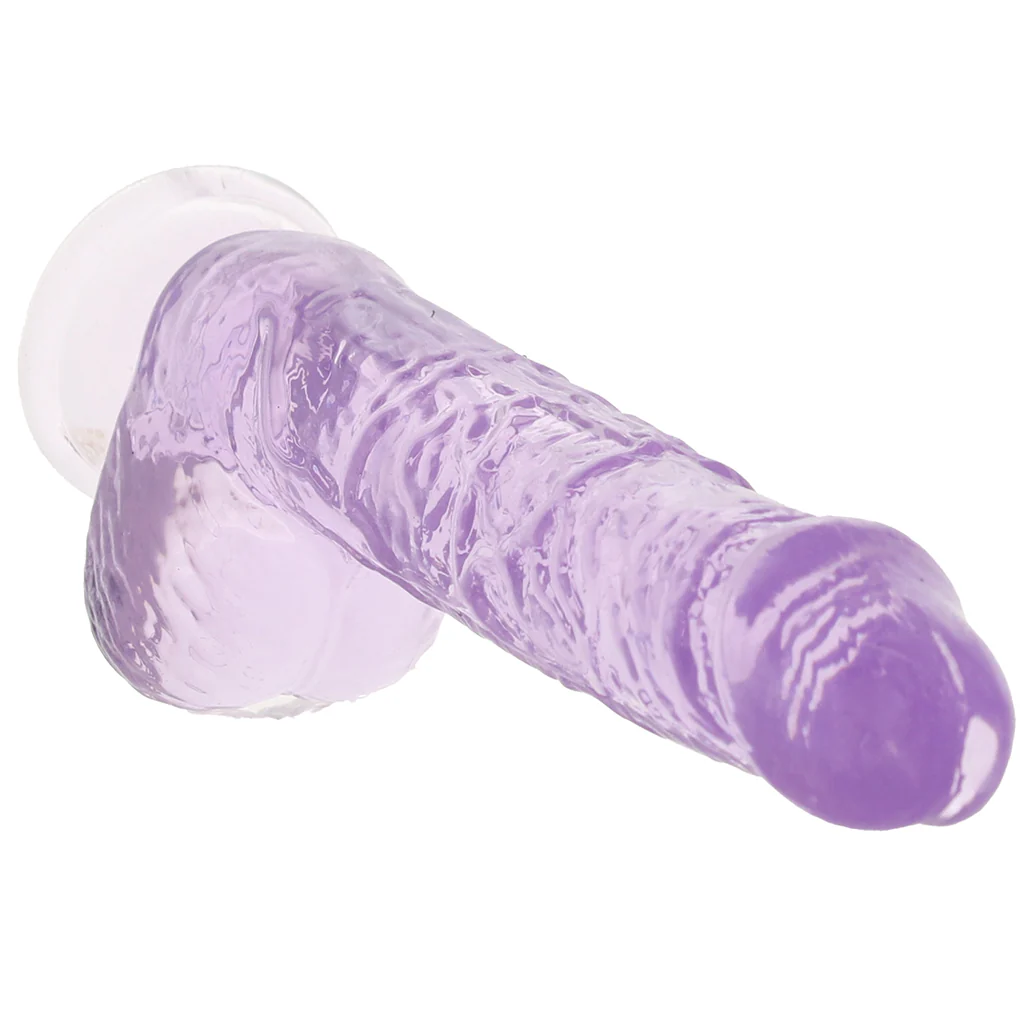 RealRock 5 Inch Realistic Ballsy Dildo in Purple - Image 2