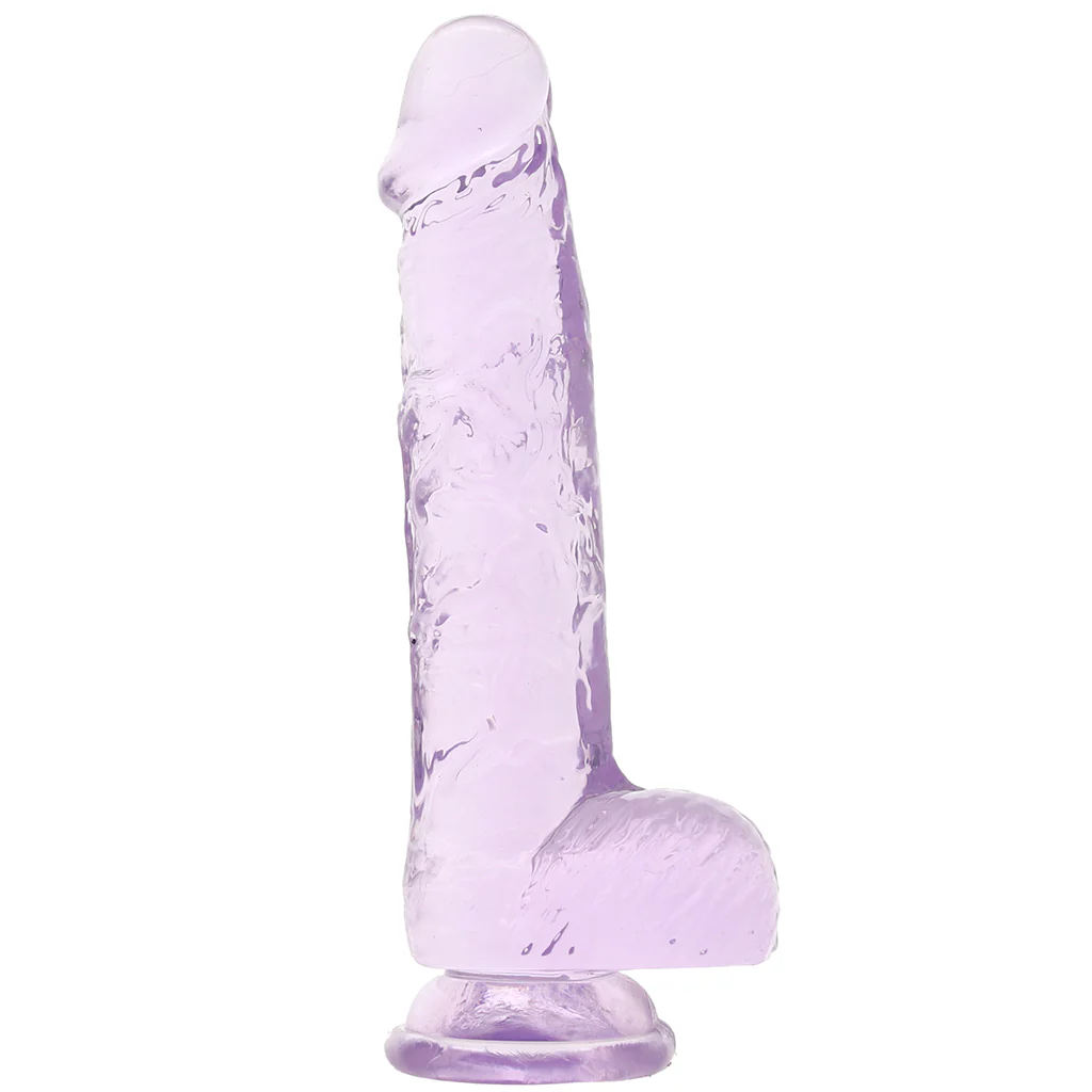 RealRock 5 Inch Realistic Ballsy Dildo in Purple - Image 3