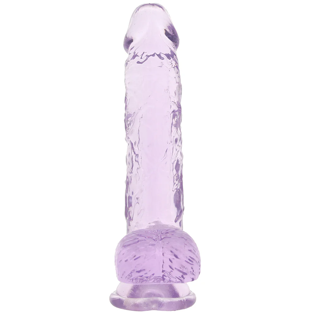 RealRock 5 Inch Realistic Ballsy Dildo in Purple - Image 5