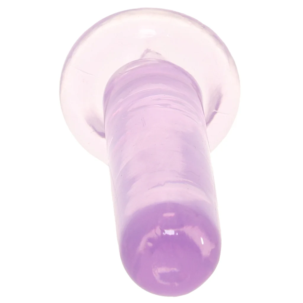 RealRock 5 Inch Straight Dildo in Purple - Image 2