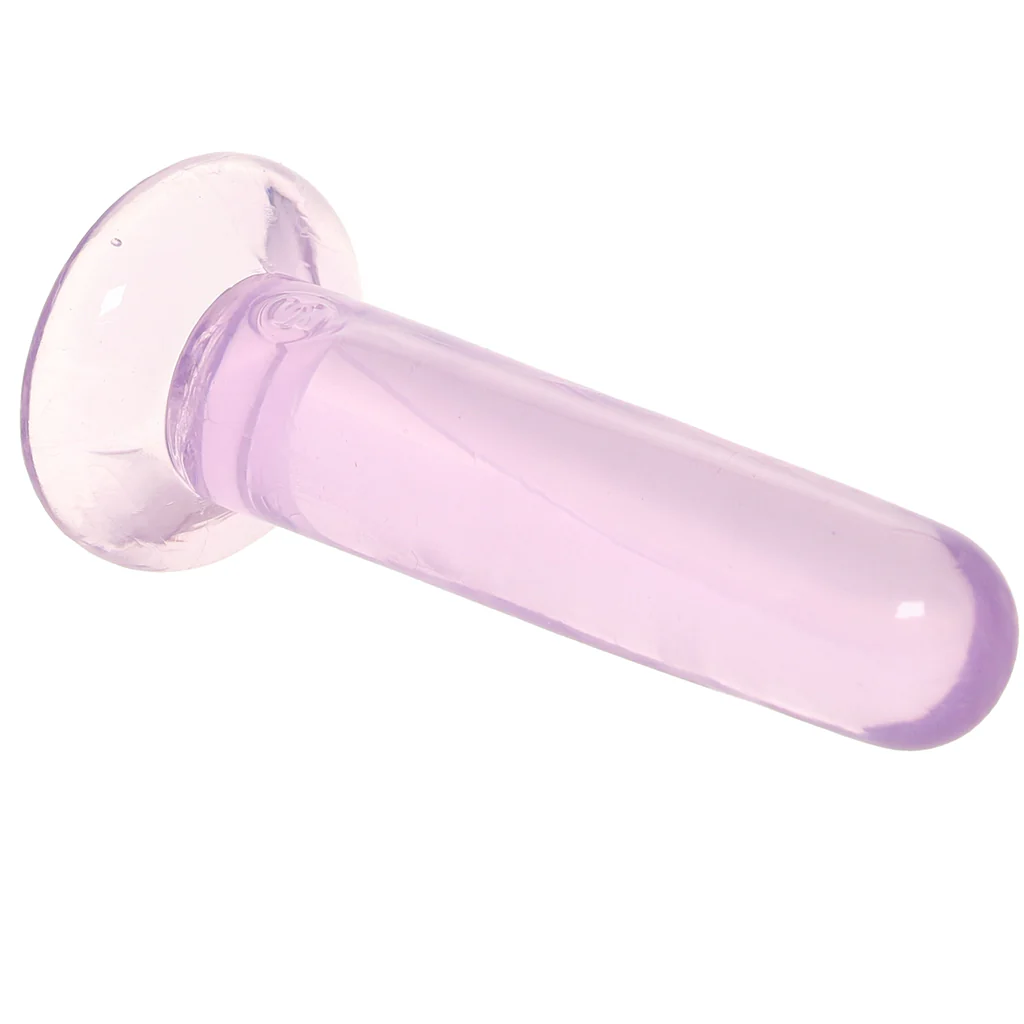 RealRock 5 Inch Straight Dildo in Purple - Image 3